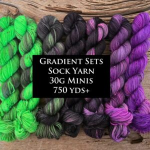 Basic Sock Yarn Gradients 30g minis 750yds+